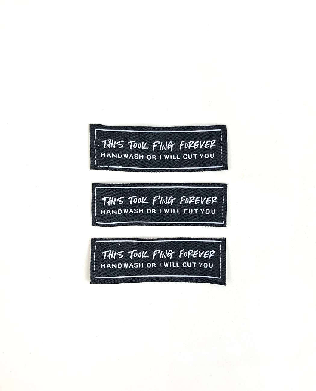 This Took F*ing Forever - Sew - in Label - homesewn