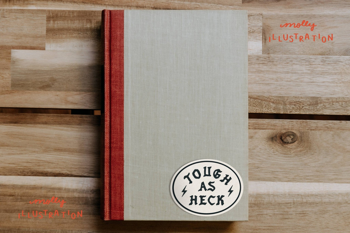 Tough As Heck Waterproof Vinyl Sticker - homesewn