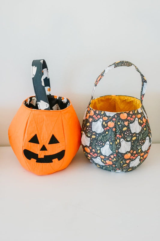 Trick or Treat Basket Sewing Pattern - PDF PATTERN - homesewn