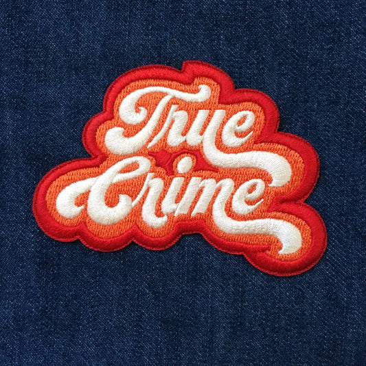 True Crime - Iron On Patch - homesewn