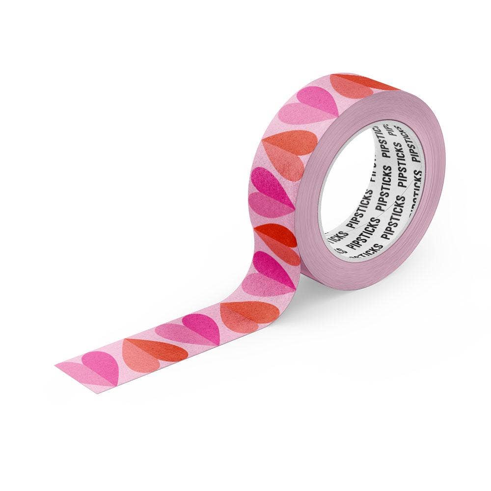 Two - Tone Hearts Washi Tape - homesewn