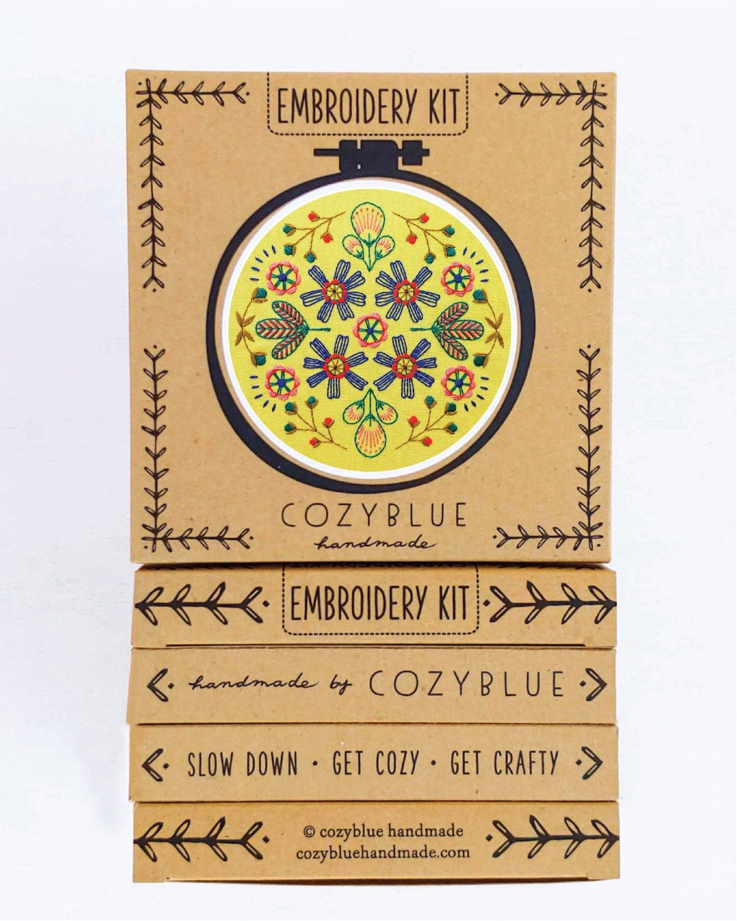 wallflowers embroidery kit - homesewn