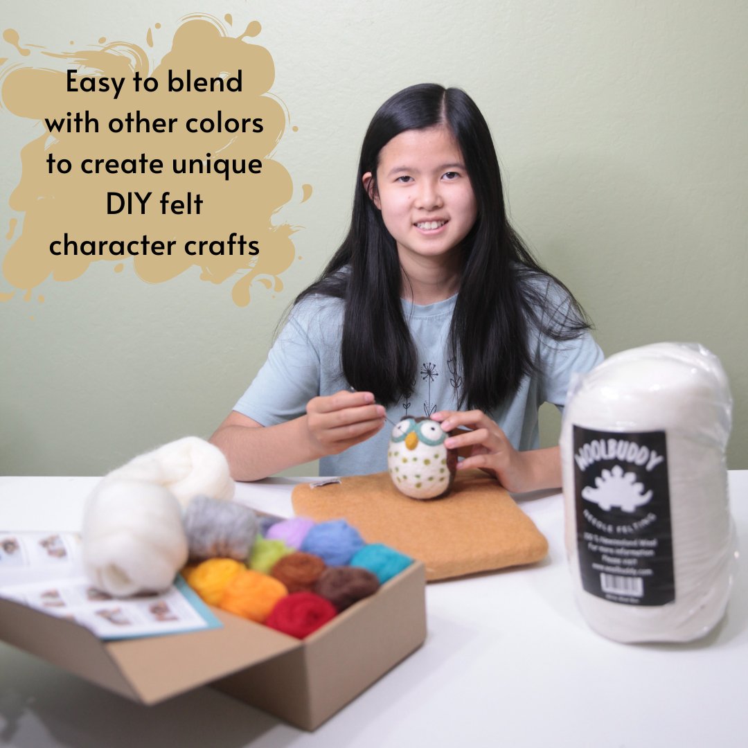 White Core Wool 1 lb - homesewn