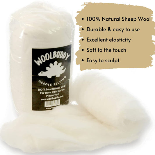 White Core Wool 1 lb - homesewn