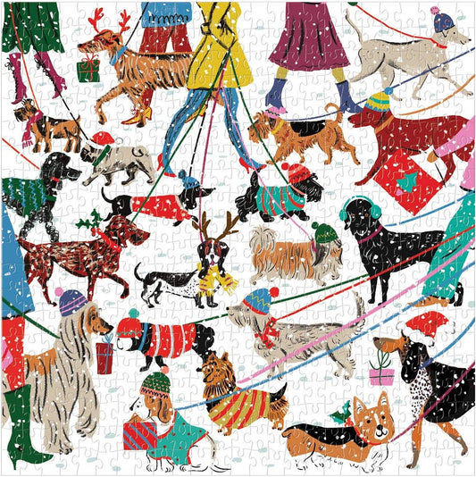 Winter Dogs 500 Piece Puzzle - homesewn