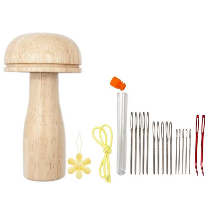 Wooden Darning Mushroom - homesewn