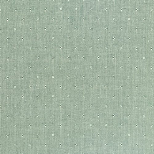 Yarn Dyed Dots in Clover by Suzy Quilts - 58" wide - homesewn