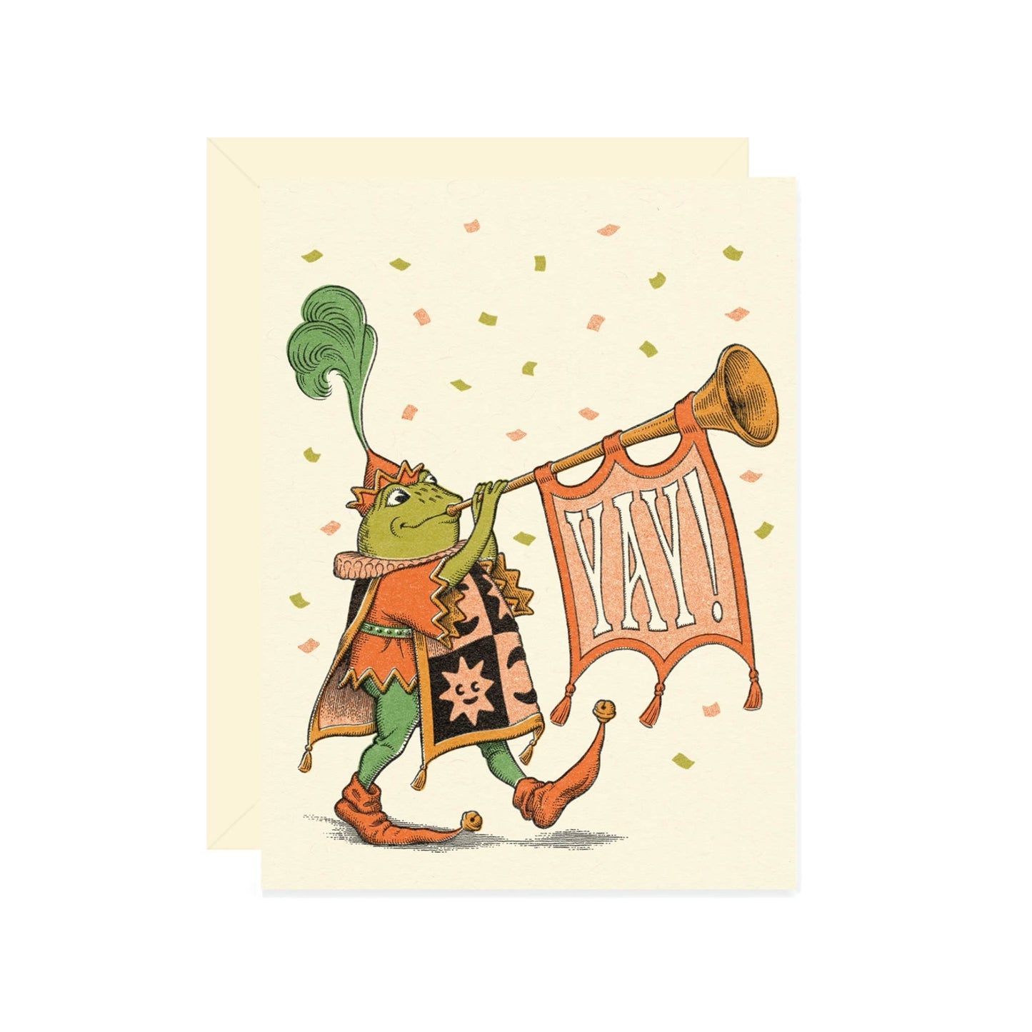 Yay Celebration Frog Card - homesewn