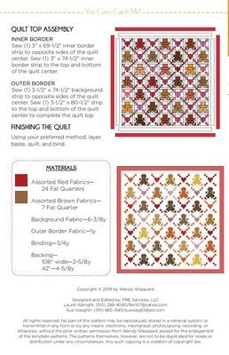 You Can't Catch Me Quilt Pattern - homesewn