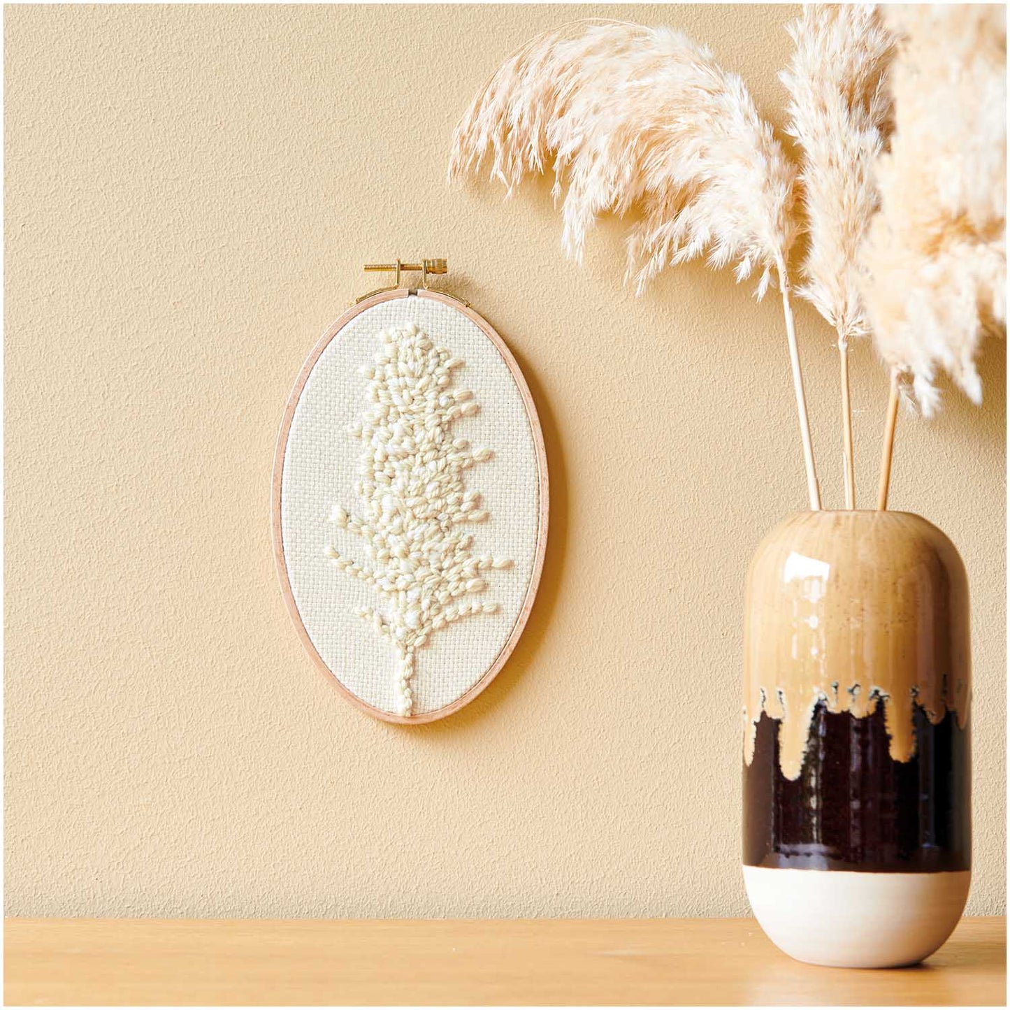 Pampas Grass Punch Needle Kit - homesewn