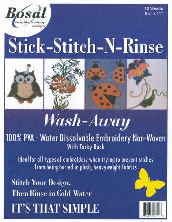 Stick Stitch & Rinse - homesewn