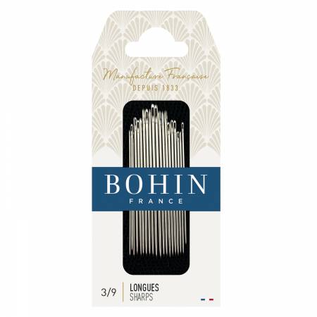 Bohin Sharps Needles Assorted Sizes 3/9 - homesewn