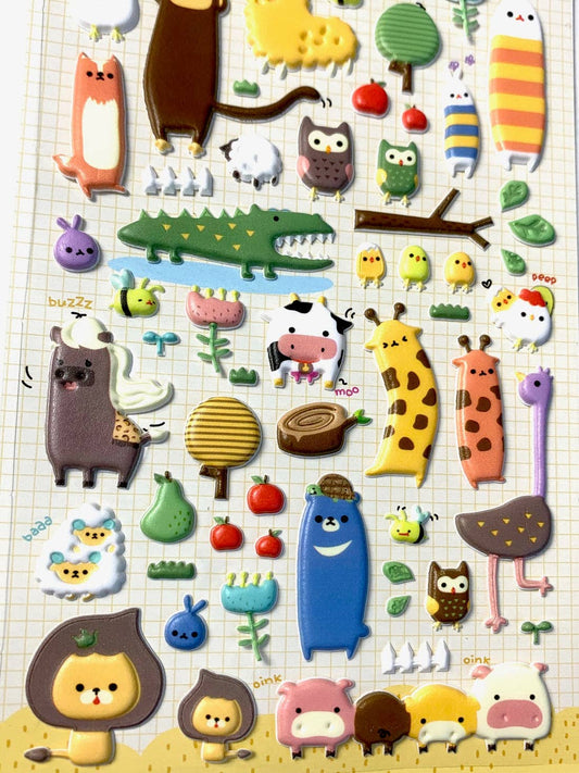 01009 Animal Farm Stickers - homesewn