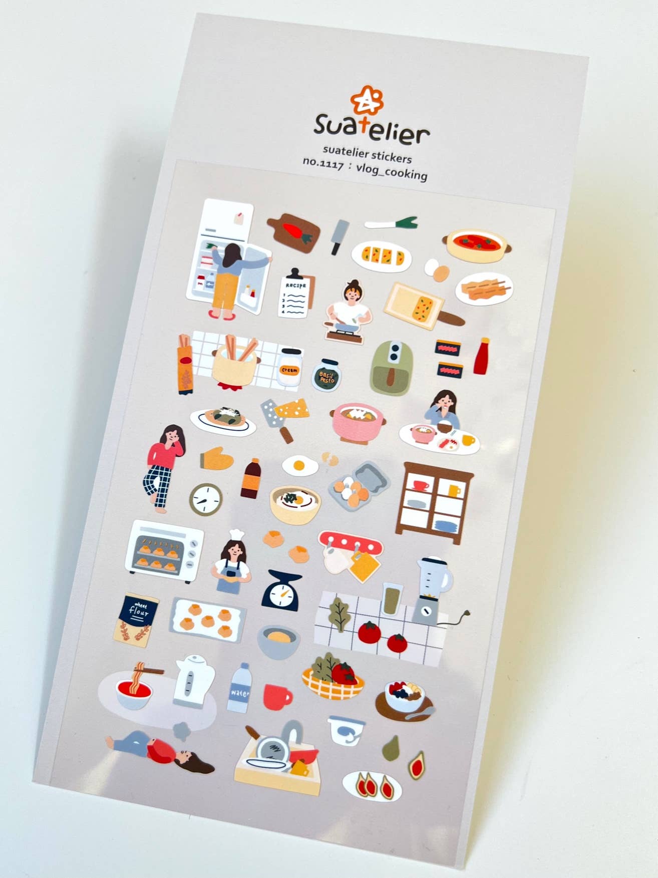 01117 COOKING STICKERS - homesewn