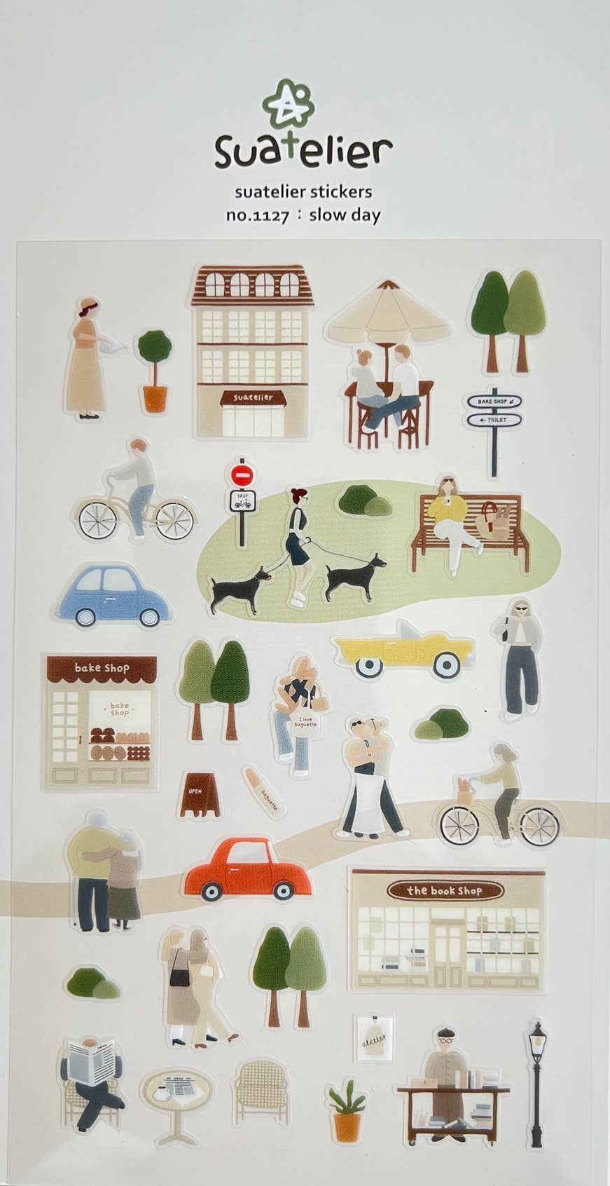 01127 SLOW DAY STICKERS - homesewn