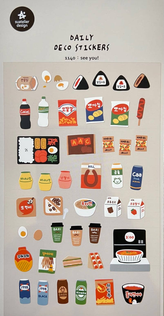 01140 SNACK TIME STICKERS - homesewn