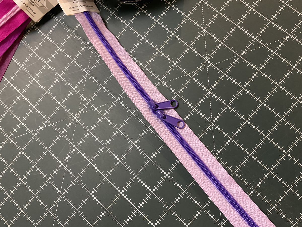 Colorful Zipper 30in - Size 5 Dual Pull