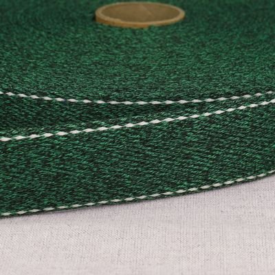 1 1/4" Cotton Webbing - Mottled with Stitching - Sold by the 1/4 Yard - homesewn