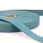 1 1/4" Cotton Webbing - Solid - Sold by the 1/4 yard - homesewn