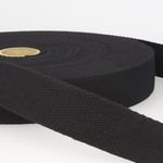 1 1/4" Cotton Webbing - Solid - Sold by the 1/4 yard - homesewn