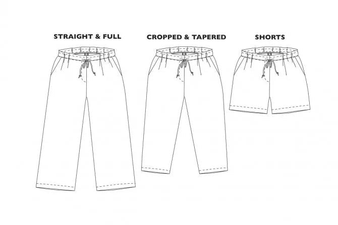 101 Trouser 8-18 - PDF PATTERN - homesewn