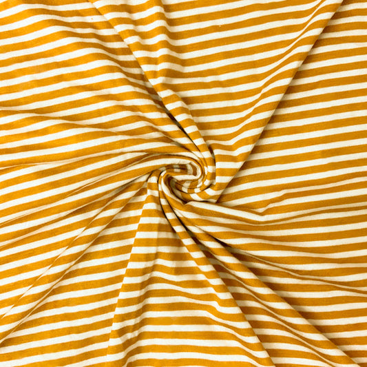 Rayon Spandex Stripe Jersey Knit 58" wide - Sold by the 1/4 Yard