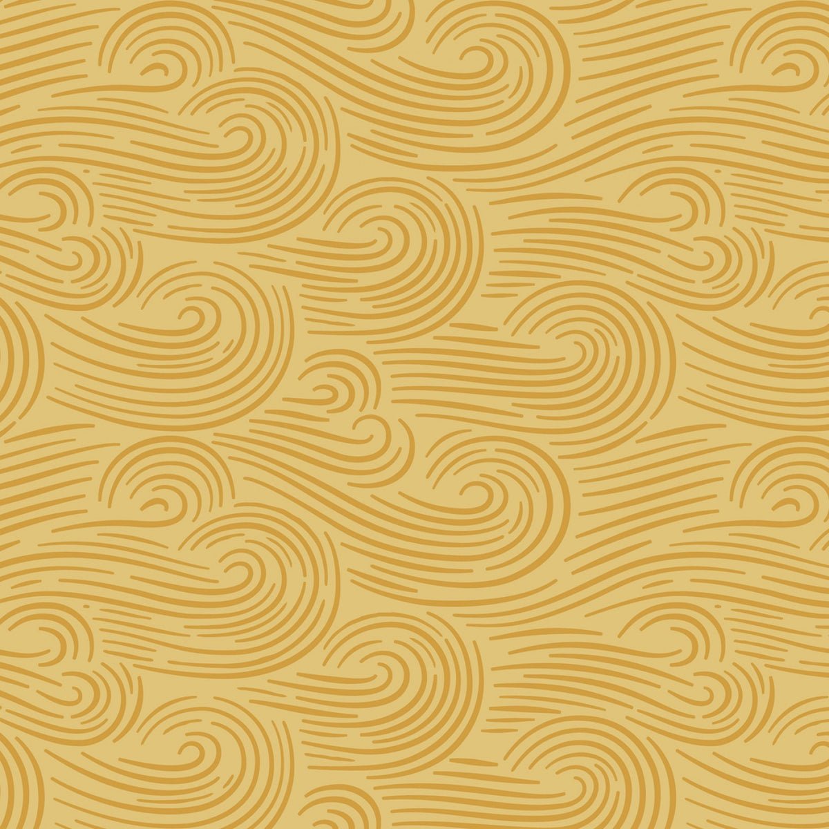 108" ORGANIC Naturally Wild - Spring Breeze - Gold - homesewn