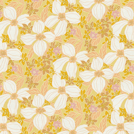 Daydream - Yellow - Cottage Blooms - homesewn