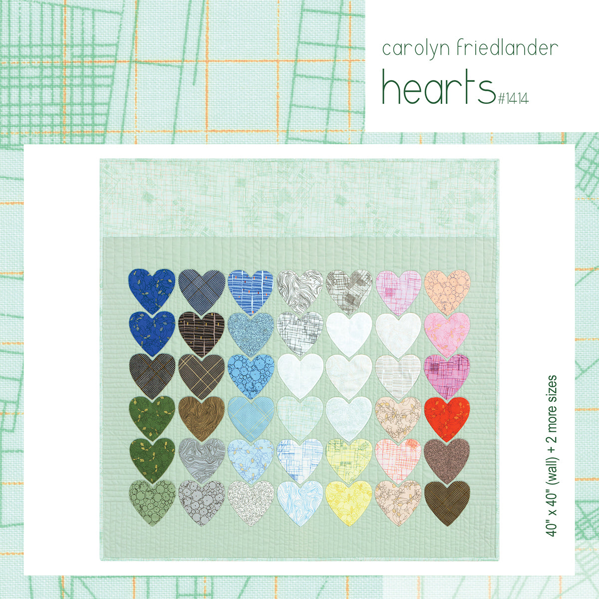 Hearts Quilt Pattern by Carolyn Friedlander