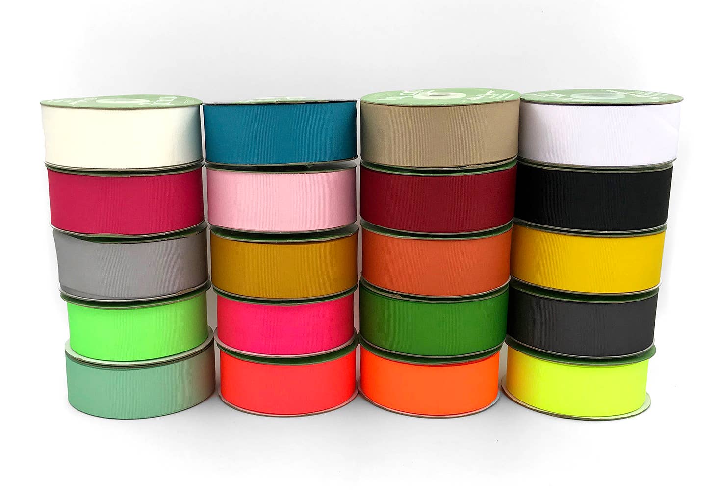 1.5" Neon Fuchsia Woven Grosgrain Ribbon - SOLD IN 1/4 YARD INCREMENTS - homesewn