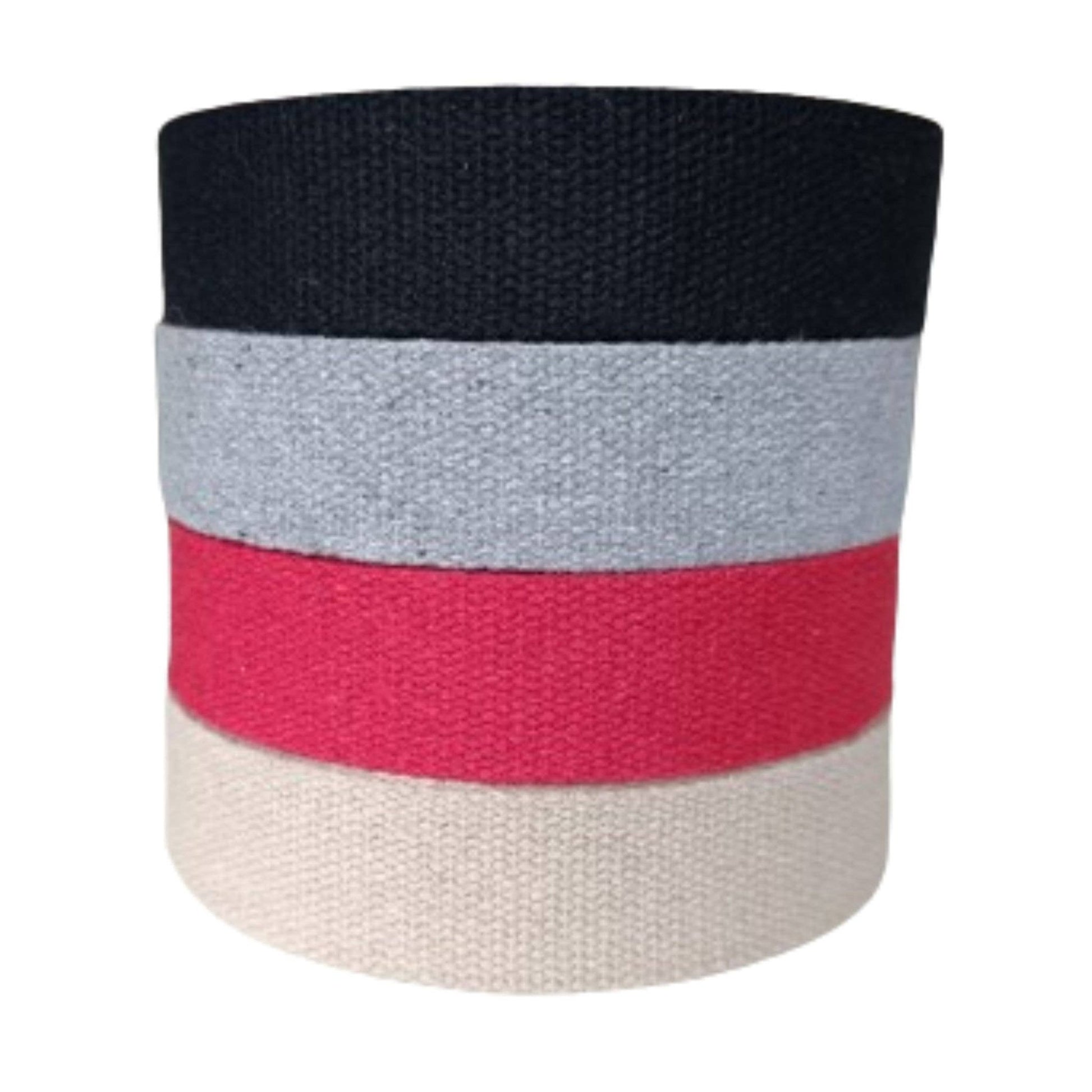 1.5'' Webbing Strap Natural, Red, Gray, Black –200 Yards Set - homesewn
