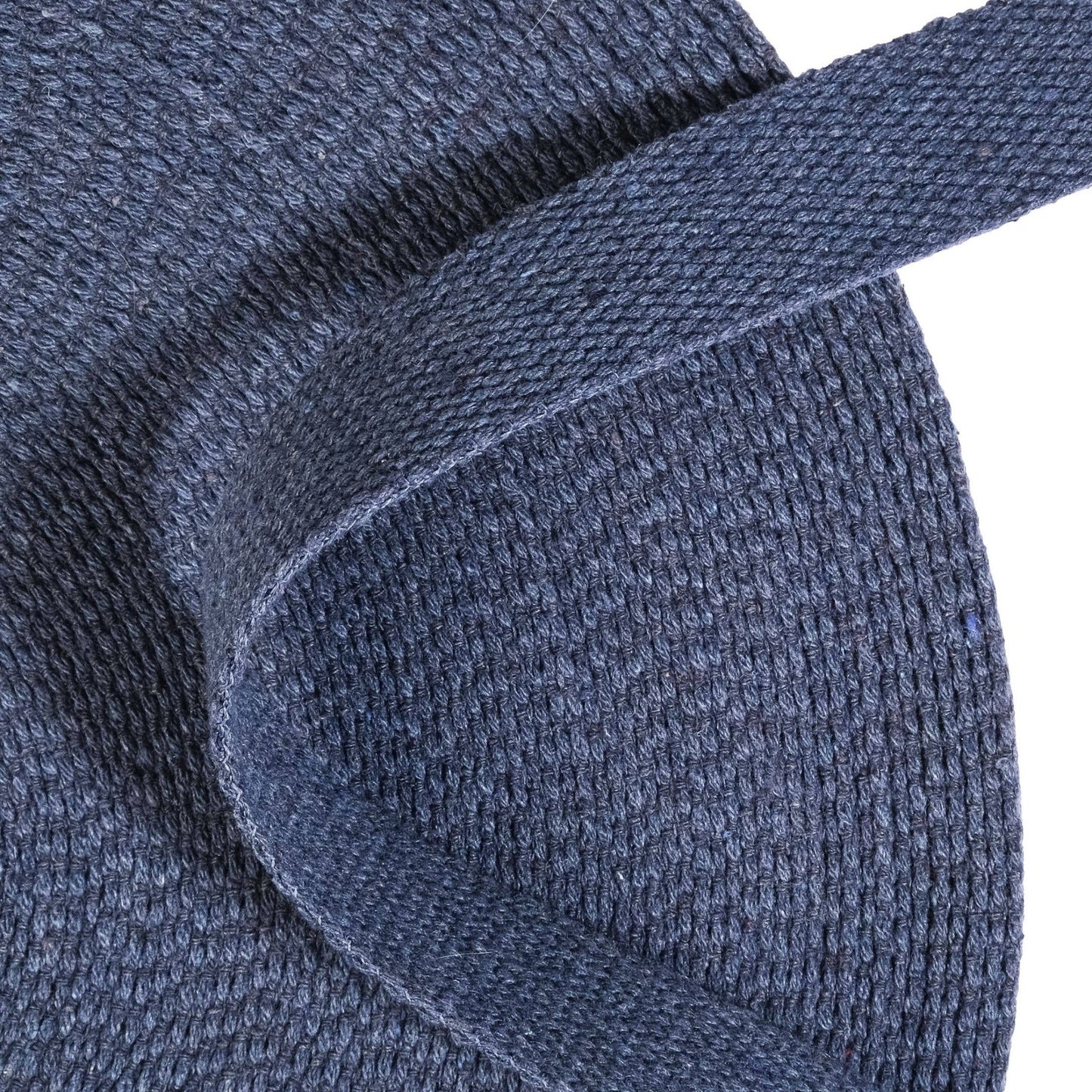 1.5" x 50 Yard Blue Denim Heavy Cotton Webbing for Bag Belt - homesewn