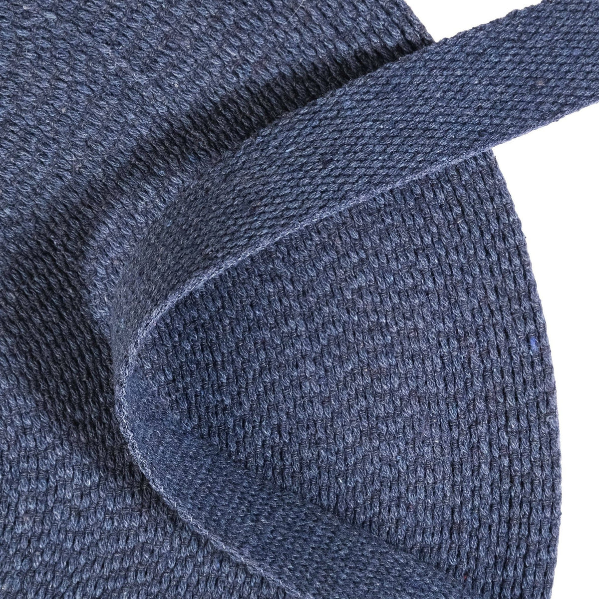 1.5" x 50 Yard Blue Denim Heavy Cotton Webbing for Bag Belt - homesewn