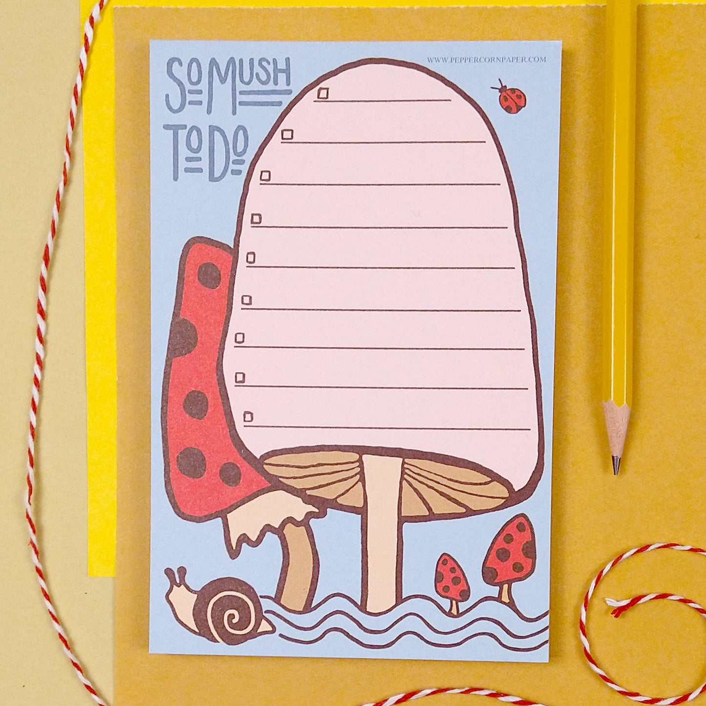 Mush To-Do Checklist Notepad