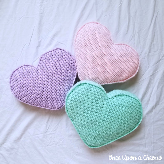Crochet Candy Heart Pillow Class