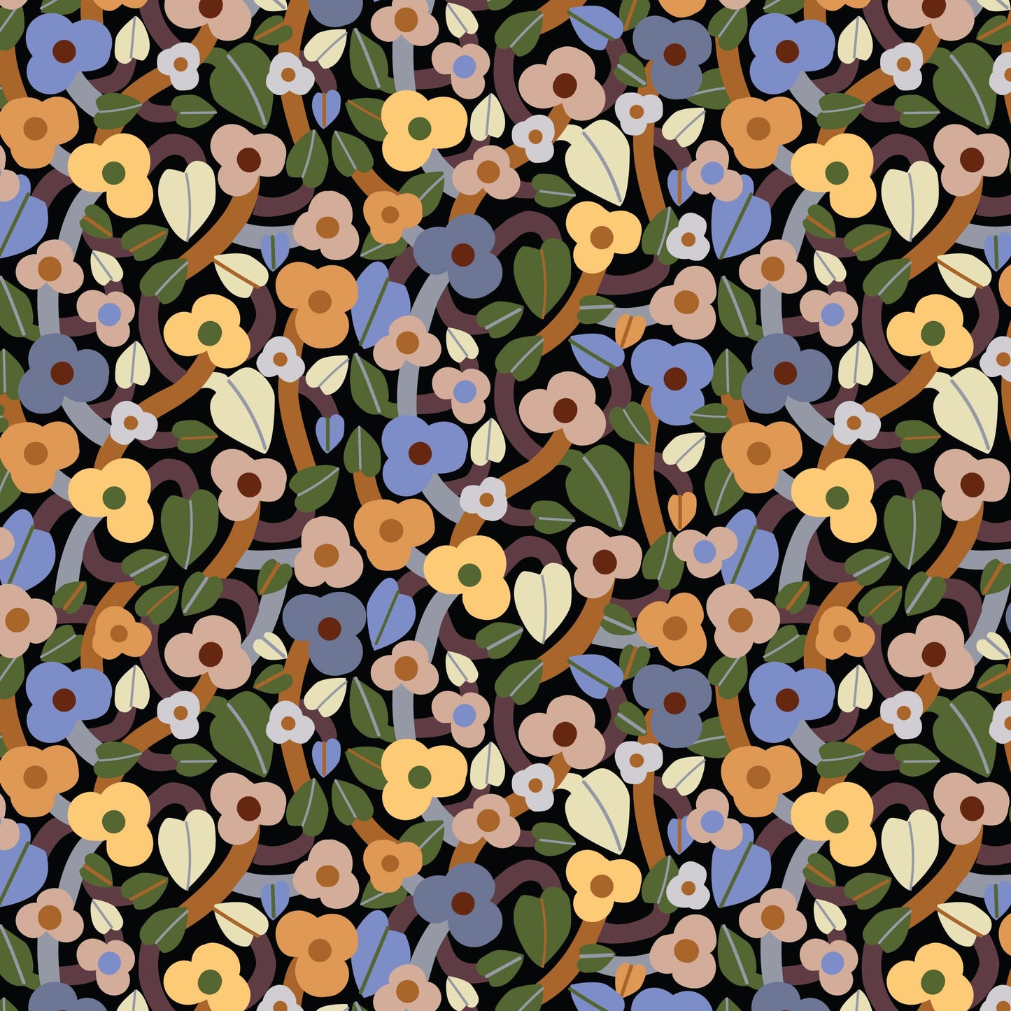 Summer Bramble - Black/Multi - Firefly Moon