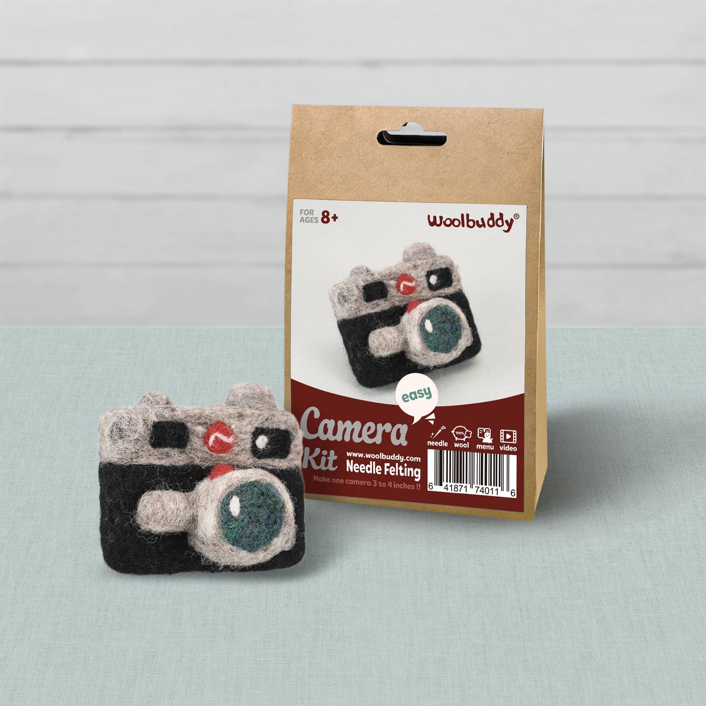 Beginner Camera Needle Felting Kit – DIY Craft Gift