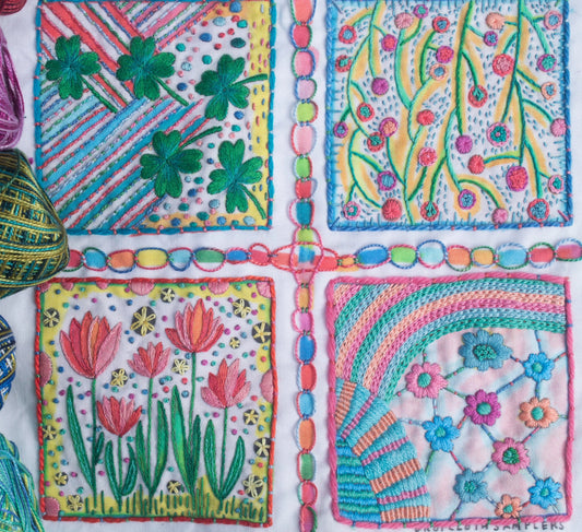 Intermediate Embroidery - Create Garden Path Sampler