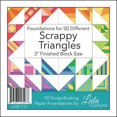 3" Scrappy Triangle Foundation Paper - homesewn