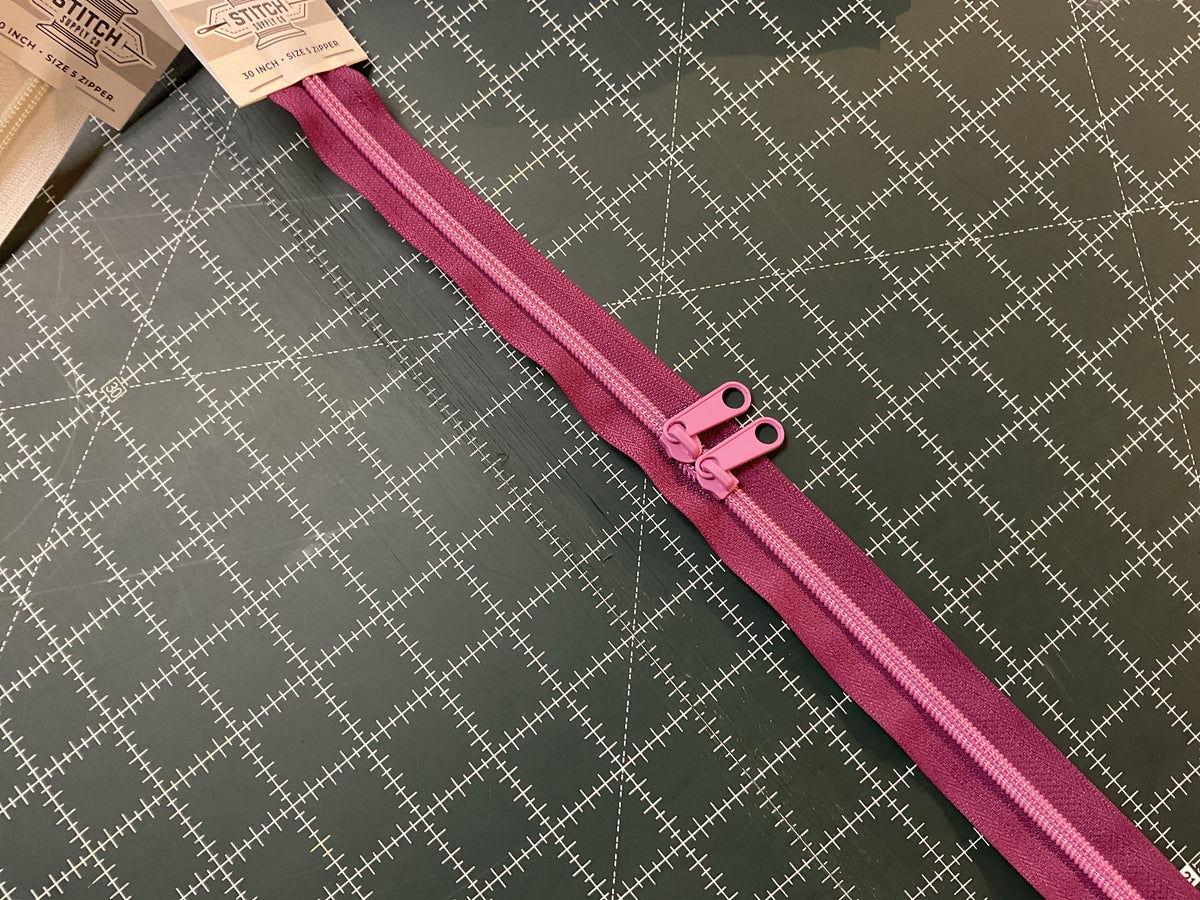 Colorful Zipper 30in - Size 5 Dual Pull