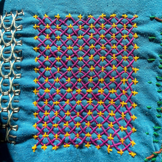 Weavings - Minimal Mending + Embellishment Transfer