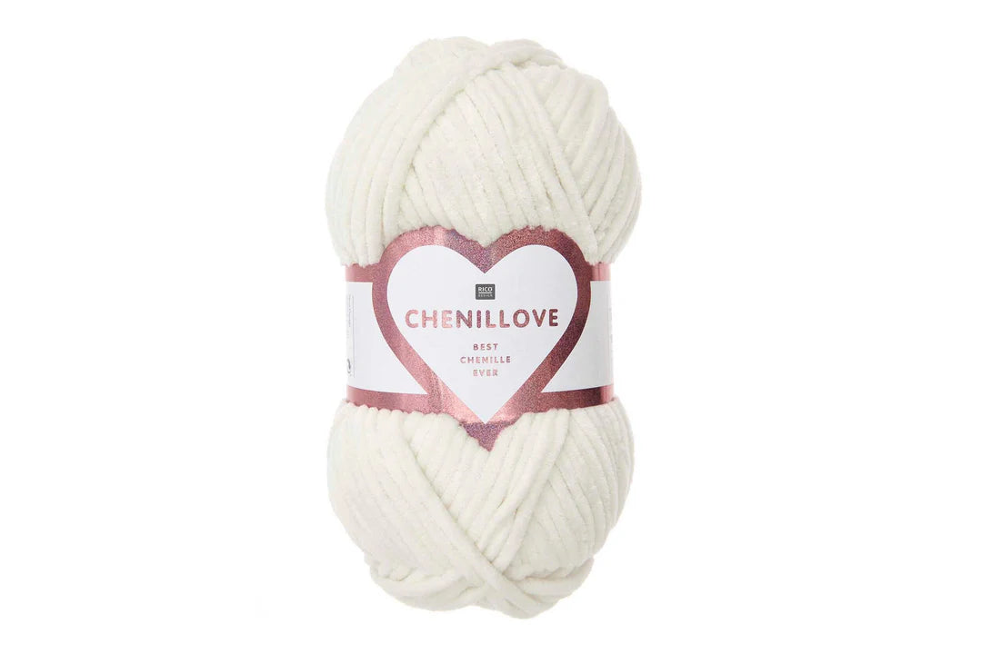 Rico Design Creative Chenillove chenille yarn ball, 100g