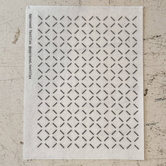 Diagonals - Minimal Mending + Embellishment Transfer