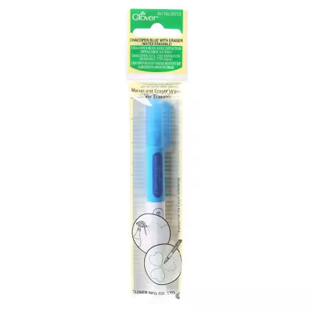 Chacopen Blue Water Soluble Dual Tip with Eraser