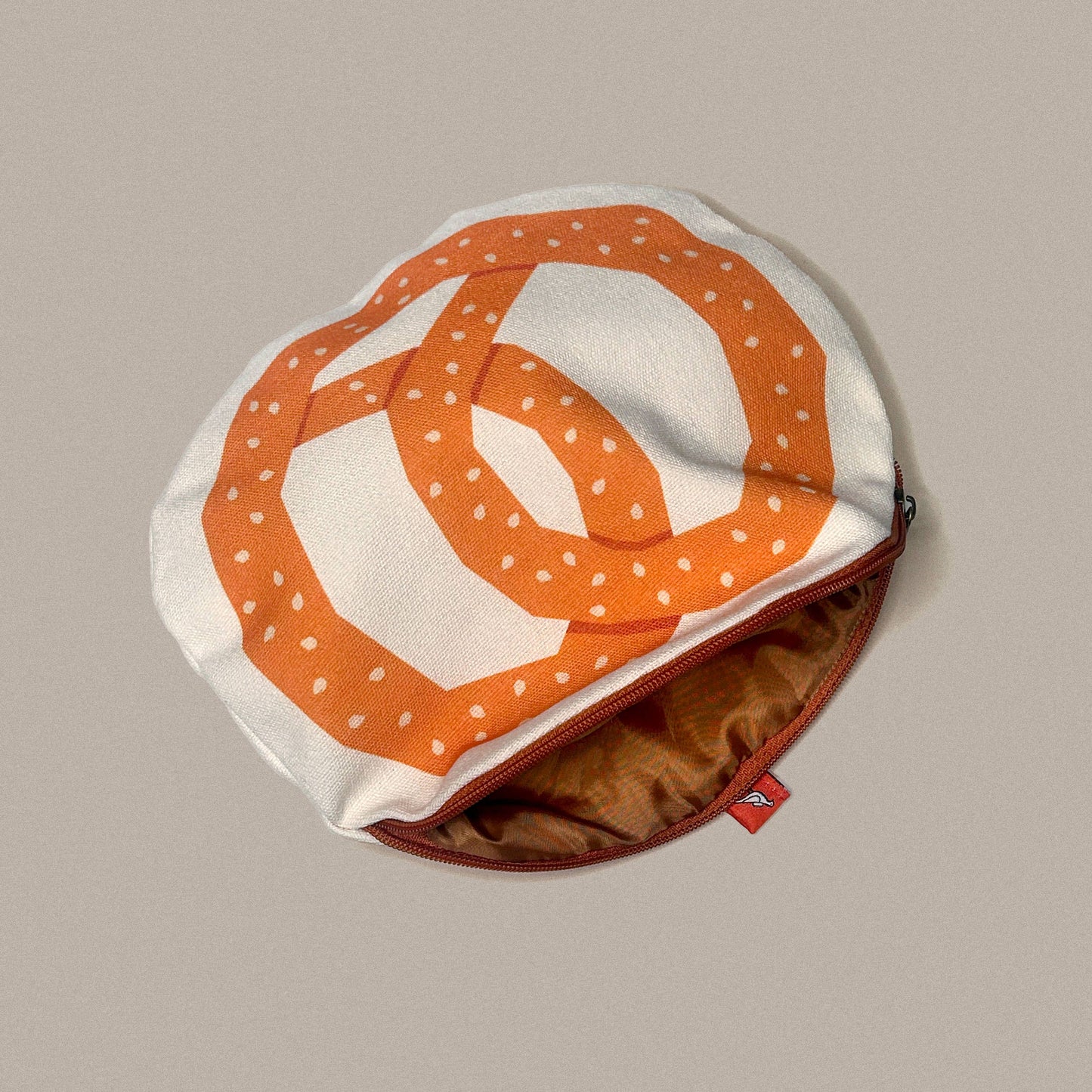 Pretzel Canvas Zipper Pouch/Pencil Case