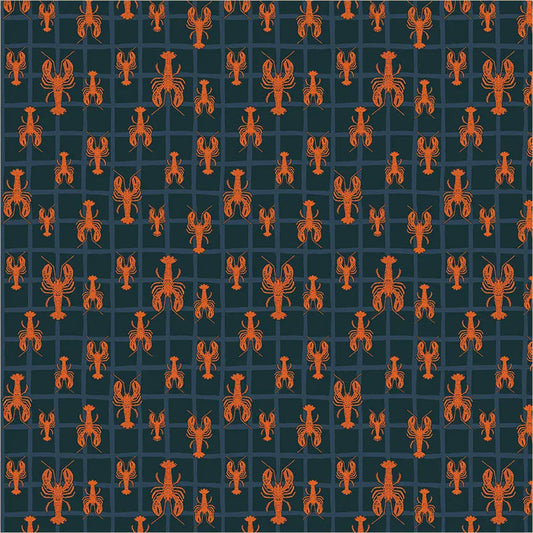 Rocky Coast Daily Catch Navy - Windham Fabrics quilting cotton
