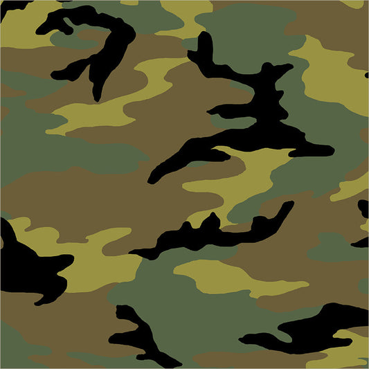 Canvas & Co. Whistler Studios 55547DC-1 Green Camo Canvas - Windham Fabrics