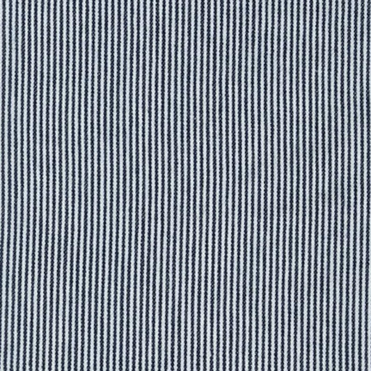 56" Wide Indigo Railroad Denim 5.6 oz - Railroad Stripe - 100% Cotton - homesewn