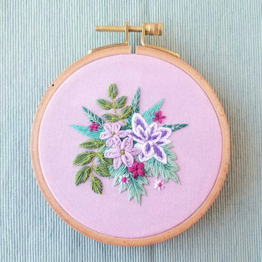 Mother's Day Tender Petals Embroidery Class