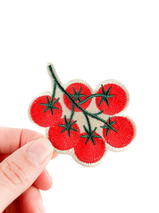 Tomato Vine Embroidered Patch Garden Lover Iron On Patch Hat
